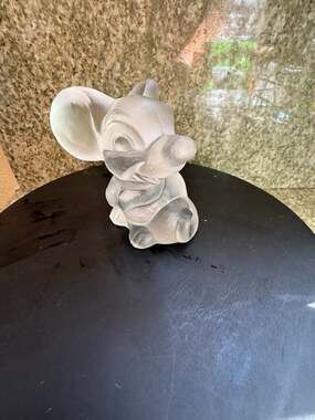 Goebel Frosted Crystal Mouse Figurine Paperweight